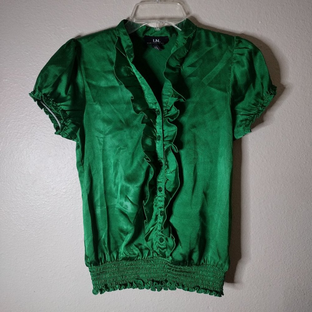 I.N. San Fransico Green Blouse
